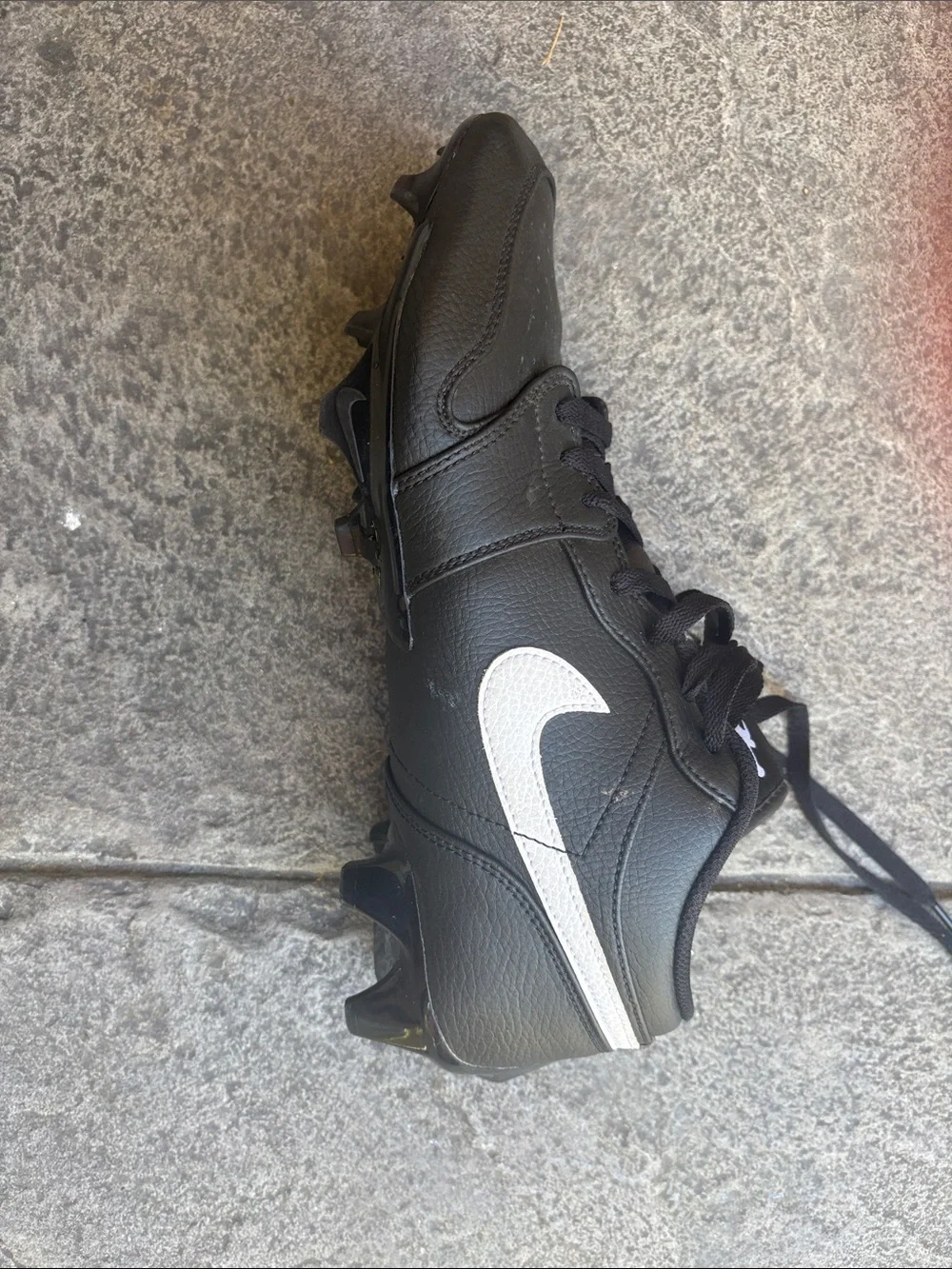 Nike Black Low-Top football cleats